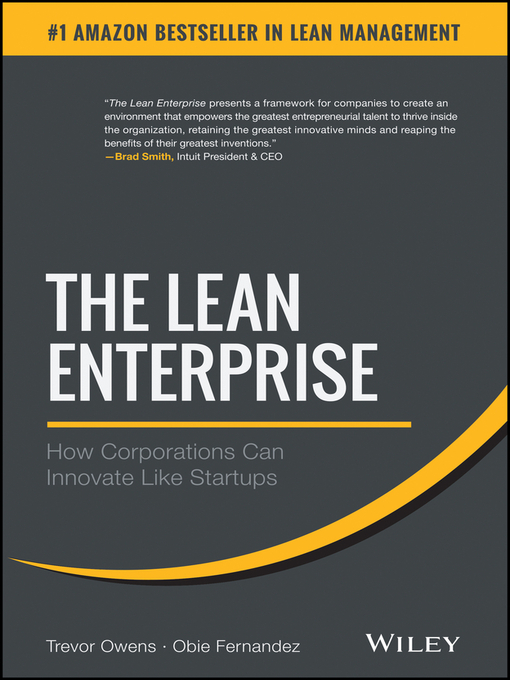 Title details for The Lean Enterprise by Trevor Owens - Available